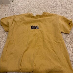 Coors Beer Mustard Yellow Graphic Tee